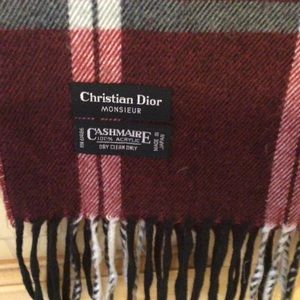 Christian Dior Monsieur Fringed Scarf